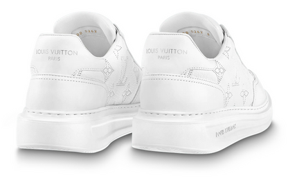 LOUIS VUITTON Beverly Hills Sneakers 'White with Outline Monogram' 1AAQS6