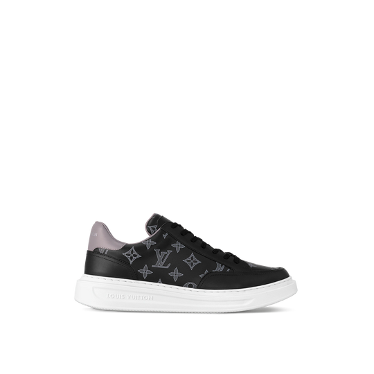 LOUIS VUITTON Beverly Hills Sneakers 'Black Grey Monogram' 1ABMD1
