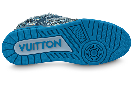 LOUIS VUITTON LV Skate Sneakers 'Blue' 1ABMH9