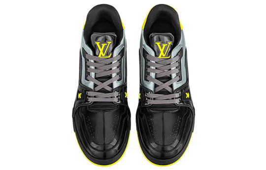 LOUIS VUITTON Trainers 'Black Yellow Silver' 1A9JTM