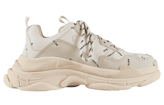 Balenciaga Triple S Sneaker 'Allover Logo - Beige' 536737W2FA19710