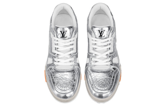 LOUIS VUITTON Trainer Sneakers 'Silver' 1A8KGQ