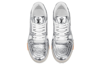 LOUIS VUITTON Trainer Sneakers 'Silver' 1A8KGQ