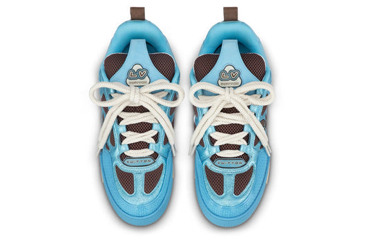 LOUIS VUITTON Skate Sneakers 'Blue Brown' 1ABMID