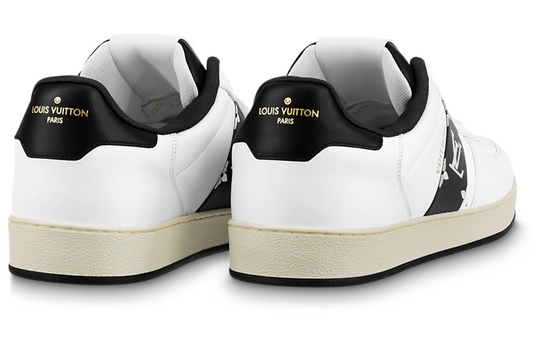 LOUIS VUITTON Rivoli Sneakers 'White with Black Side Monogram Band' 1AAVAH
