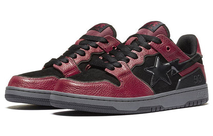 (WMNS) A Bathing Ape Sk8 Sta 'Black Red' 1H80-291-003