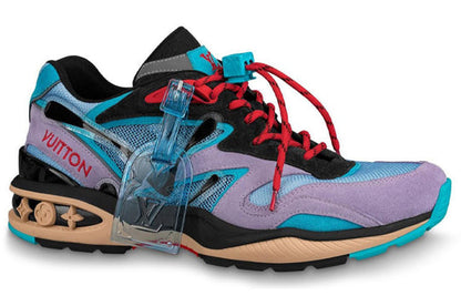 LOUIS VUITTON Trail Sneakers 'Purple Blue Black' 1A7P40