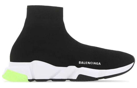 Balenciaga Speed Running Shoes Black/Green 645056W2DBD1171