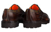 LOUIS VUITTON Voltaire Derby Shoes 'Brown with Monogram Colar' 1A8Y3Z