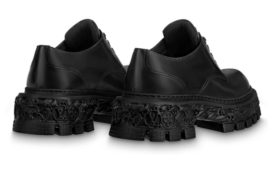 LOUIS VUITTON LV Baroque Derby Shoes 'Black' 1AAZ4Z
