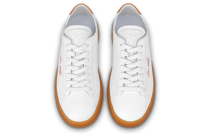 LOUIS VUITTON LV Resort Sneakers 'White Orange' 1ABM8G