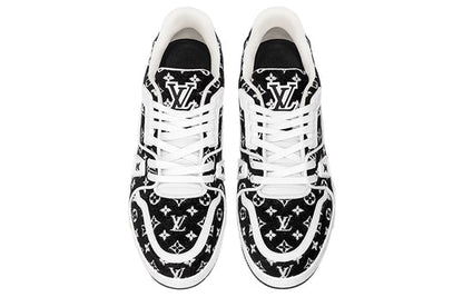 LOUIS VUITTON LV Trainer Sneakers 'Black Monogram' 1ABFTE