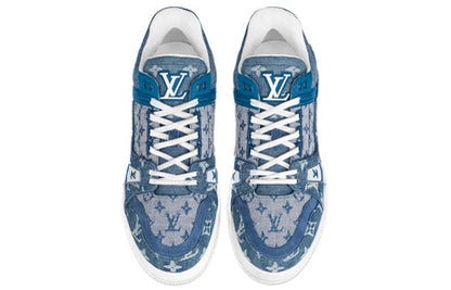 LOUIS VUITTON Trainer Sneakers 'Denim Monogram' 1A7S54