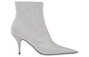(WMNS) Balenciaga 85mm Knife Glitter Boots 'Silver' 579280WA7018163