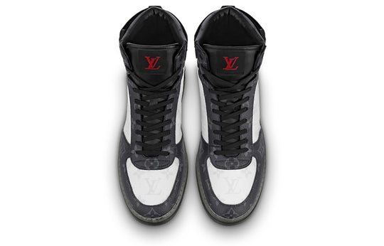 LOUIS VUITTON Tenis Rivoli Sneakers 'White Monogram Ice and Dark Gray Monogram' 1A8V03