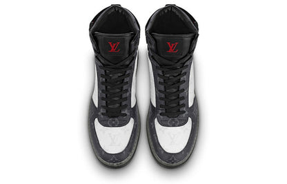 LOUIS VUITTON Tenis Rivoli Sneakers 'White Monogram Ice and Dark Gray Monogram' 1A8V03