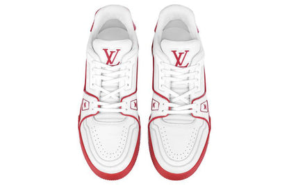 LOUIS VUITTON LV Trainers 'White with Red' 1AAGZO