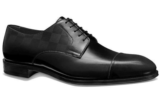 LOUIS VUITTON Minister Derby Shoes 'Black' 1A5V0Z