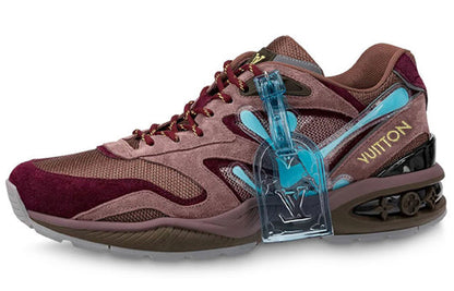 LOUIS VUITTON Trail Sneakers 'Burgundy Blue' 1A7QUZ