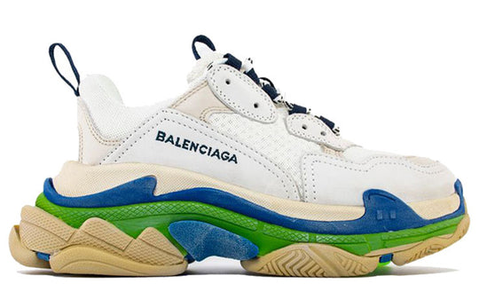 Balenciaga Triple S Calfskin Sneakers White 541620W09E19095