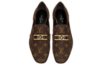 (WMNS) LOUIS VUITTON LV Upper Case Flat Loafers 'Brown Monogram' 1A86NP