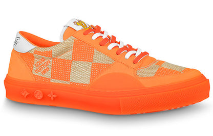 LOUIS VUITTON Ollie Sneakers 'Orange Plaid Monogram' 1A8Q4O