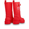 (WMNS) LOUIS VUITTON Territory Flat High Boots 'Red' 1A9H9M