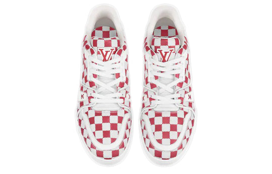LOUIS VUITTON x Nigo Trainers 'Red White Plaid' 1A9J85