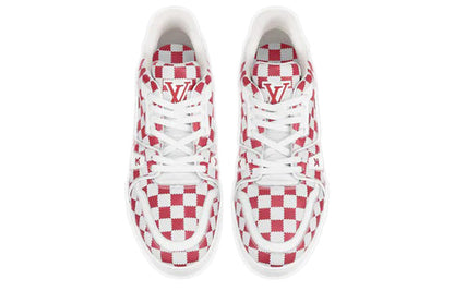 LOUIS VUITTON x Nigo Trainers 'Red White Plaid' 1A9J85