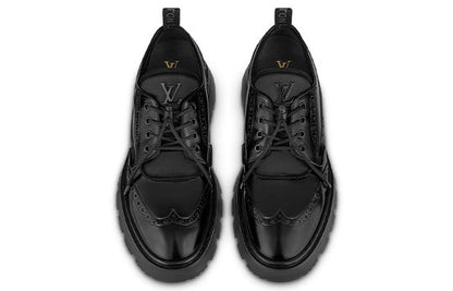 LOUIS VUITTON Lv Bold Derby Shoes 'Black' 1A9ILR