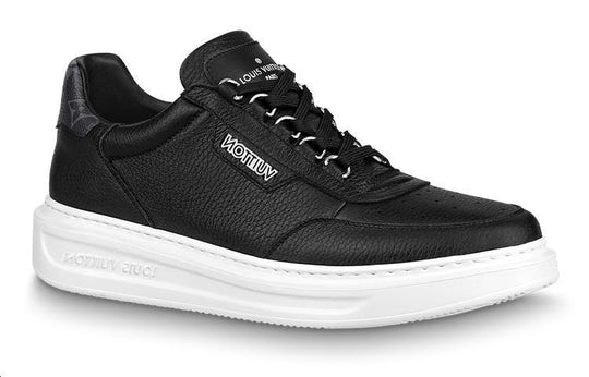 LOUIS VUITTON Beverly Hills Sneakers 'Black with White Logo' 1A8EZP