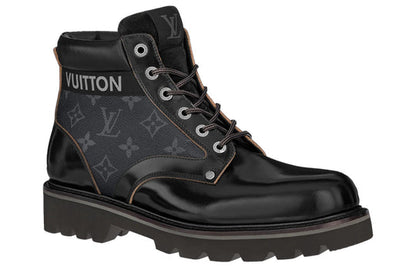 LOUIS VUITTON Oberkampf Ankle Sneakers 'Monogram Black' 1A8ZG1