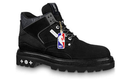 LOUIS VUITTON x NBA Oberkampf Ankle Boots 'Black' 1A8EMQ