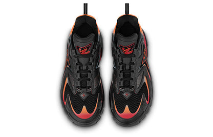 LOUIS VUITTON LV Runner Tatic Sneakers 'Black Orange Red' 1ABFQO