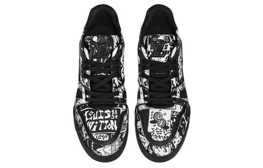 LOUIS VUITTON LV Trainer Sneakers 'Comic Black White' 1AB9WX