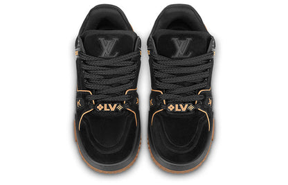 LOUIS VUITTON Trainer Maxi Sneakers 'Black Suede' 1ABM30