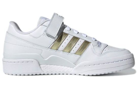 (WMNS) adidas Forum Low 'White Gold Metallic' H05108