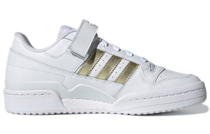 (WMNS) adidas Forum Low 'White Gold Metallic' H05108