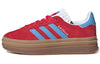 (WMNS) adidas Gazelle Bold 'Active Pink Blue Burst' IE0421