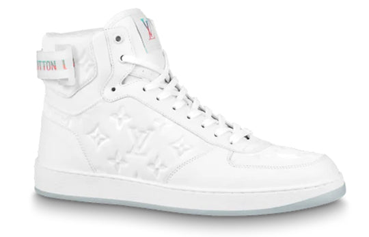 LOUIS VUITTON Rivoli Ankle Sneakers 'White Monogram' 1A8K2D