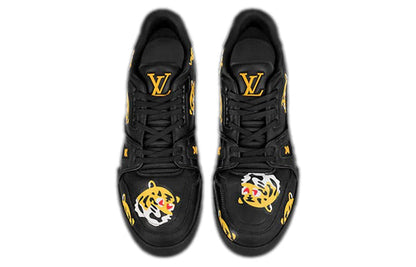 LOUIS VUITTON x Nigo Trainers 'White with Tiger Monogram' 1A9JBI