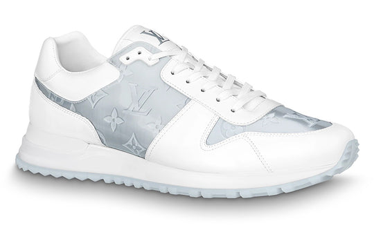 LOUIS VUITTON Run Away Sneakers 'White with Grey Monogram' 1A8KIU