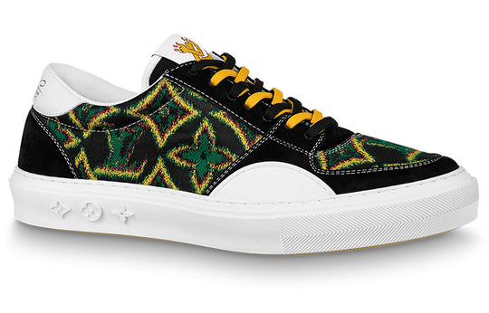 LOUIS VUITTON Ollie Sneakers 'Black Green Yellow' 1A8Q71