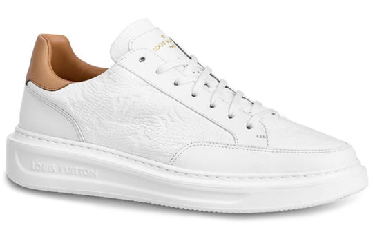 LOUIS VUITTON Beverly Hills Sneakers 'White Monogram with Caramel Top' 1A7WG6