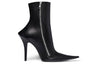 (WMNS) Balenciaga Witch 110mm Booties 'Black Sheepskin' 747603WBCW01000