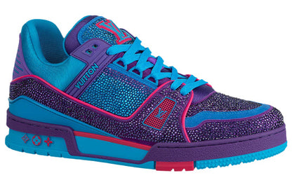 LOUIS VUITTON Trainers 'Blue Purple with Crystals' 1A9JWH