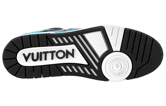 LOUIS VUITTON LV Trainers 'White Black Blue' 1AA373