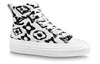 (WMNS) LOUIS VUITTON Stellar Ankle Sneakers 'White with Black Monogram' 1A8CYE