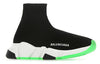 (WMNS) Balenciaga Speed Sneaker 'Black Fluo Yellow' 587280W17041016