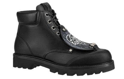 LOUIS VUITTON x Nigo Oberkampf Ankle Boots 'Black' 1A9ICR